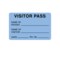 Nevs Visitor Pass - Name Of Patient/Visitor 1-15/16" x 3" VP-Blue - alternate 1